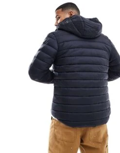 Superdry Hooded Fuji Sport Padded Jacket In Eclipse Navy For Men -Mens Out Fit Deals 207650291 4