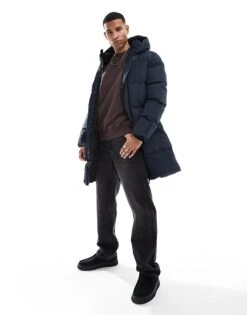Superdry Hooded Sports Puffer Jacket In Eclipse Navy For Men -Mens Out Fit Deals 207650312 1 eclipsenavy 1