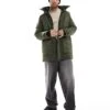 Superdry City Padded Parka Jacket In Army Khaki For Men 2 Superdry City Padded Parka Jacket In Army Khaki For Men -Mens Out Fit Deals 207650326 1 armykhaki