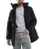 Superdry City Padded Parka Jacket In Black For Men -Mens Out Fit Deals 207650541 1 black