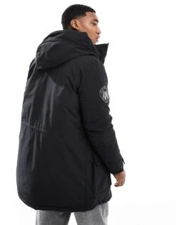 Superdry City Padded Parka Jacket In Black For Men -Mens Out Fit Deals 207650541 4