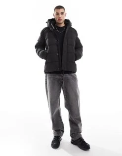 Superdry Hooded Microfibre Sport Puffer Jacket In Black For Men 10 Superdry Hooded Microfibre Sport Puffer Jacket In Black For Men -Mens Out Fit Deals 207702813 4