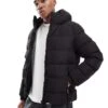 Superdry Hooded Sports Puffer Jacket In Black For Men 1 Superdry Hooded Sports Puffer Jacket In Black For Men -Mens Out Fit Deals 207702937 1 black