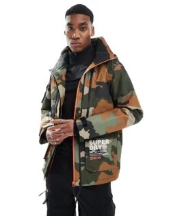 Superdry Ski Ultimate Rescue Jacket In Troops Camo Green For Men -Mens Out Fit Deals 207732585 1 troopscamogreen 1