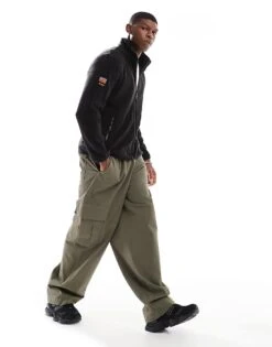 Superdry Active Full Zip Fleece In Black For Men -Mens Out Fit Deals 207733926 3