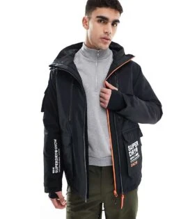 Superdry Ski Ultimate Rescue Jacket In Black For Men -Mens Out Fit Deals 207733934 1 black 1