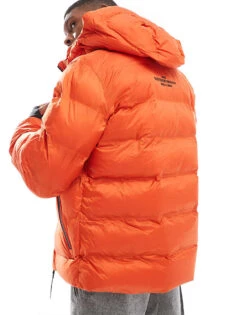Superdry Ski Sport Puffer Jacket In Flame Orange For Men -Mens Out Fit Deals 207733945 4