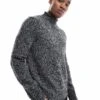 Superdry 90s Roll Neck Jumper In Black Marl For Men -Mens Out Fit Deals 207733952 1 blackmarl
