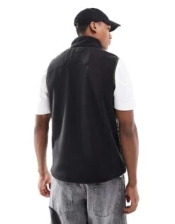 Superdry Estate Fleece Gilet In Black For Men -Mens Out Fit Deals 207734015 4