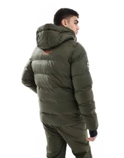 Superdry Ski Sport Puffer Jacket In Army Khaki For Men -Mens Out Fit Deals 207771398 4