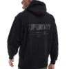 Superdry Utility Sport Logo Loose Hoodie In Black For Men -Mens Out Fit Deals 207813431 1 black