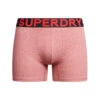 Superdry Cotton Boxer Triple Pack In Red For Men