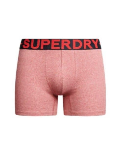 Superdry Cotton Boxer Triple Pack In Red For Men