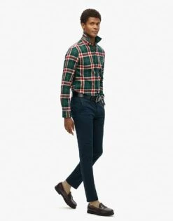 Superdry Slim Tapered Stretch Chino Trousers In Eclipse Navy For Men -Mens Out Fit Deals 208278364 1 eclipsenavy 1