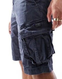 Superdry Core Cargo Short In Eclipse Navy For Men -Mens Out Fit Deals 208278520 3