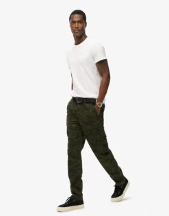 Superdry Cotton Core Cargo Pants In Overdyed Camo For Men