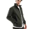 Superdry City Harrington Jacket In Army Khaki For Men -Mens Out Fit Deals 208279285 1 armykhaki