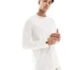 Superdry Classic Essential Top In Bone White For Men -Mens Out Fit Deals 208279468 1 bonewhite