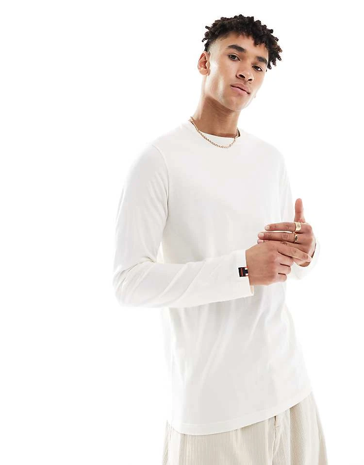 Superdry Classic Essential Top In Bone White For Men 3 Superdry Classic Essential Top In Bone White For Men