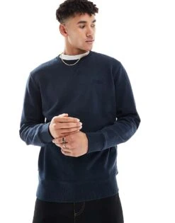 Superdry Essential Logo Crew Sweatshirt In Eclipse Navy For Men -Mens Out Fit Deals 208279483 1 eclipsenavy 1