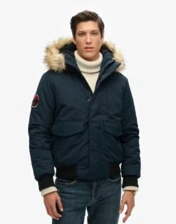 Superdry Everest Bomber Jacket In Eclipse Navy For Men -Mens Out Fit Deals 208279537 1 eclipsenavy 1