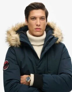 Superdry Everest Bomber Jacket In Eclipse Navy For Men -Mens Out Fit Deals 208279537 3