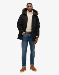 Superdry Original & Vintage Parka Coat In Black For Men -Mens Out Fit Deals 208279569 2
