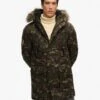 Superdry Everest Parka Coat In Marl Camo For Men -Mens Out Fit Deals 208279579 1 marlcamo