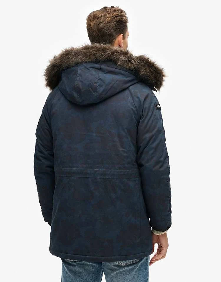Superdry Original & Vintage Parka Coat In Midnight Camo For Men 6 Superdry Original & Vintage Parka Coat In Midnight Camo For Men - Image 4