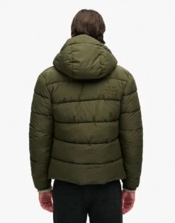 Superdry Hooded Sports Puffer Jacket In Dark Moss Green For Men 10 Superdry Hooded Sports Puffer Jacket In Dark Moss Green For Men -Mens Out Fit Deals 208279597 4