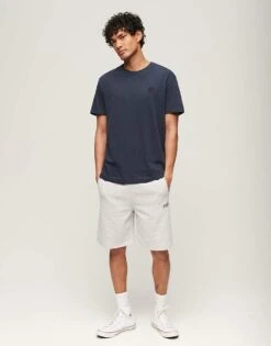 Superdry Cotton Vintage Texture T-shirt In Eclipse Navy For Men -Mens Out Fit Deals 208279629 3