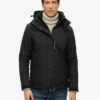 Superdry Pop Zip Hood Arctic Sd-windcheater Jacket In Black/rock For Men 1 Superdry Pop Zip Hood Arctic Sd-windcheater Jacket In Black/rock For Men -Mens Out Fit Deals 208279637 1 blackrock