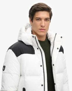 Superdry Hooded Box Quilt Puffer Jacket In Optic For Men -Mens Out Fit Deals 208279667 1 optic 1