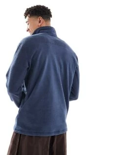 Superdry Polar Fleece Half Zip In Lauren Navy For Men -Mens Out Fit Deals 208279711 3