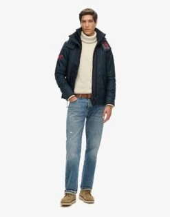 Superdry Hooded Mountain Sd Windbreaker Jacket In Eclipse Navy For Men -Mens Out Fit Deals 208279761 3