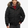 Superdry Everest Bomber Jacket In Black For Men -Mens Out Fit Deals 208279813 1 black