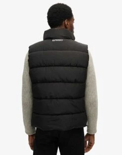 Superdry Sports Puffer Gilet In Black For Men -Mens Out Fit Deals 208279891 4