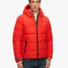 Superdry Sports Puffer Hooded Jacket In Bright Red For Men -Mens Out Fit Deals 208280313 1 brightred