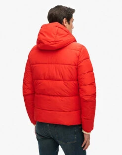 Superdry Sports Puffer Hooded Jacket In Bright Red For Men -Mens Out Fit Deals 208280313 3