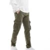 Superdry Core Cargo Pants In Chive Green For Men -Mens Out Fit Deals 208280448 1 chivegreen