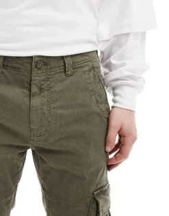 Superdry Core Cargo Pants In Chive Green For Men -Mens Out Fit Deals 208280448 4