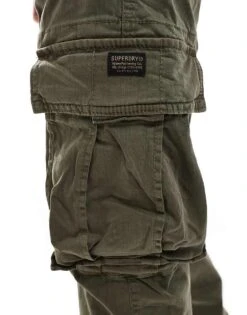 Superdry Core Cargo Pants In Chive Green For Men -Mens Out Fit Deals 208280448 5