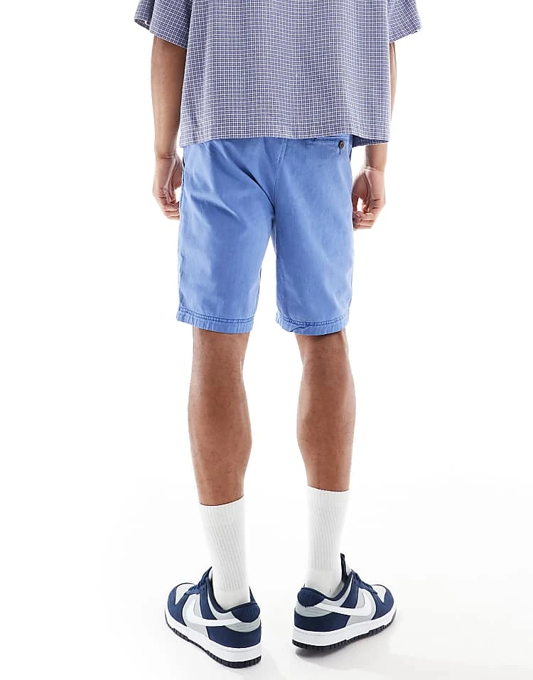 Superdry Vintage International Shorts In Azure Blue For Men 7 Superdry Vintage International Shorts In Azure Blue For Men - Image 5