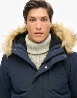 Superdry Everest Bomber Jacket In Nordic Chrome Navy For Men -Mens Out Fit Deals 208280744 3