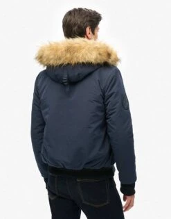 Superdry Everest Bomber Jacket In Nordic Chrome Navy For Men -Mens Out Fit Deals 208280744 4
