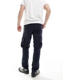 Superdry Core Cargo Pants In Eclipse Navy For Men -Mens Out Fit Deals 208281040 3