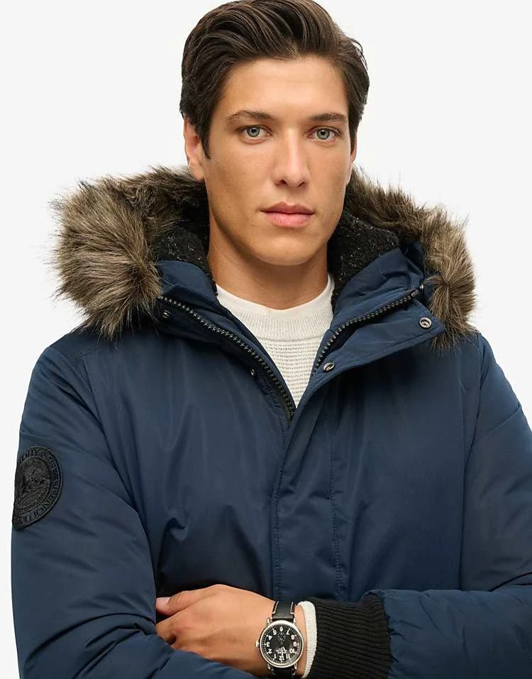 Superdry Everest Bomber Jacket In Nautical Navy For Men 3 Superdry Everest Bomber Jacket In Nautical Navy For Men