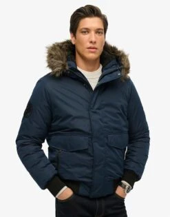 Superdry Everest Bomber Jacket In Nautical Navy For Men 9 Superdry Everest Bomber Jacket In Nautical Navy For Men -Mens Out Fit Deals 208281105 3