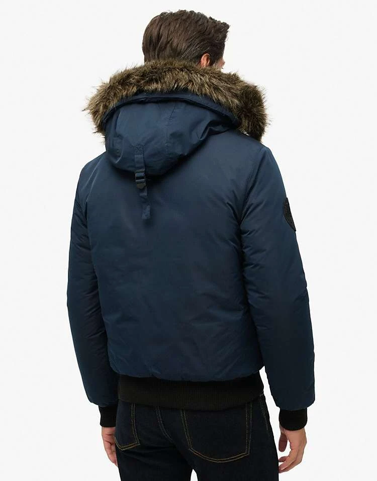 Superdry Everest Bomber Jacket In Nautical Navy For Men 6 Superdry Everest Bomber Jacket In Nautical Navy For Men - Image 4