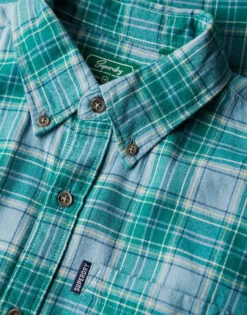 Superdry Cotton Vintage Check Shirt In Teal Check For Men -Mens Out Fit Deals 208286719 1 tealcheck 1